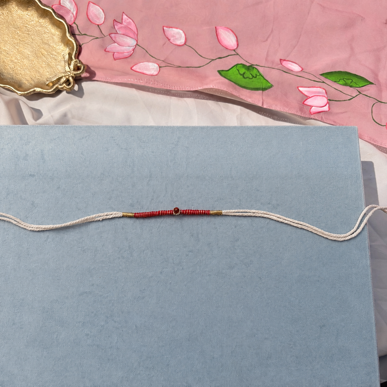Minimal Bead Sutra Rakhi